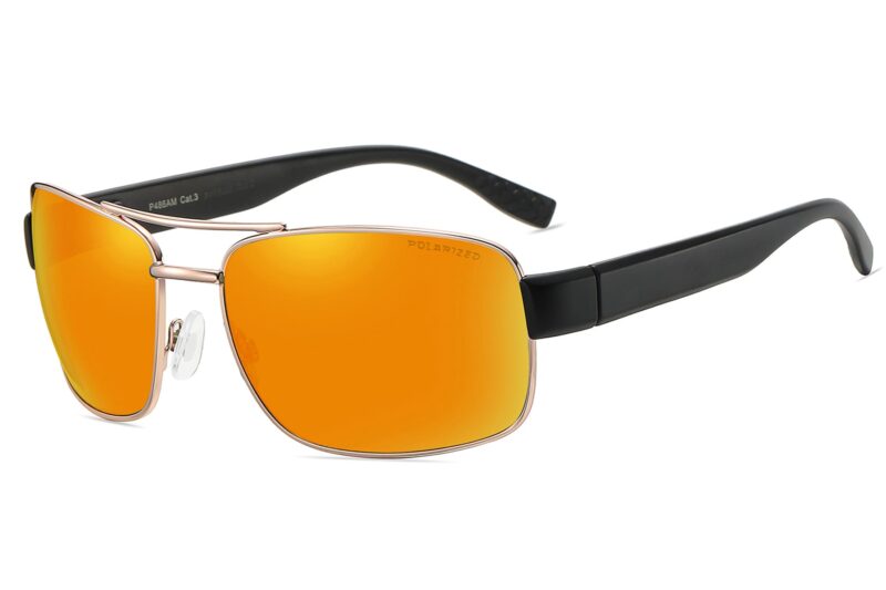 P486PRV - Men's Metal Frame Polarized Sunglasses - Image 7
