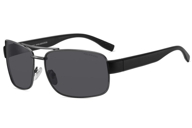 P486PRV - Men's Metal Frame Polarized Sunglasses - Image 11