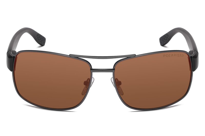 P486P - Men's Metal Frame Polarized Sunglasses - Image 2