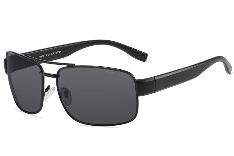 P486P - Men's Metal Frame Polarized Sunglasses - Image 5