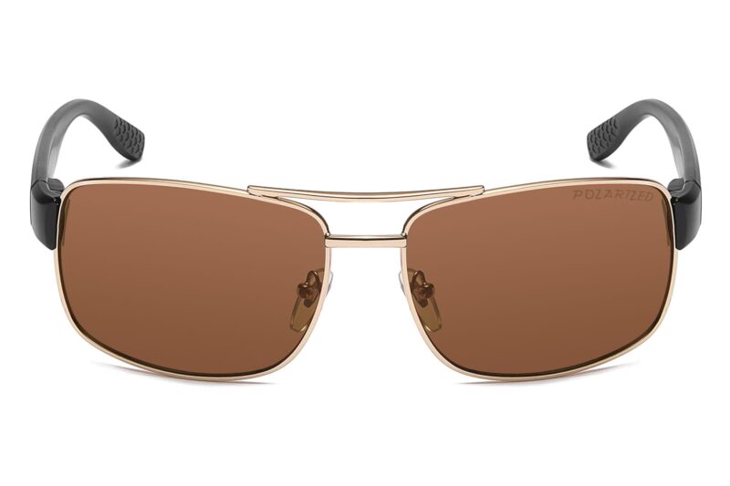 P486P - Men's Metal Frame Polarized Sunglasses - Image 8