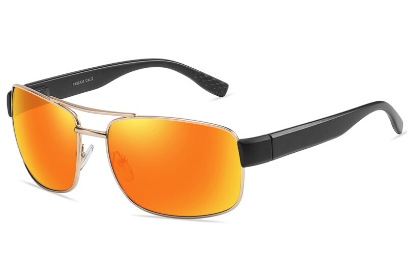 P486RV - Men's Metal Frame Sunglasses - Image 3