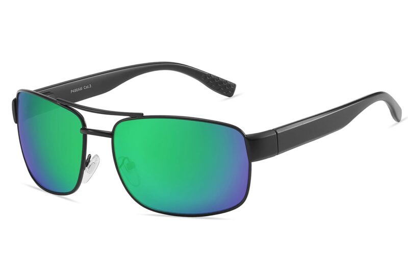 P486RV - Men's Metal Frame Sunglasses - Image 5