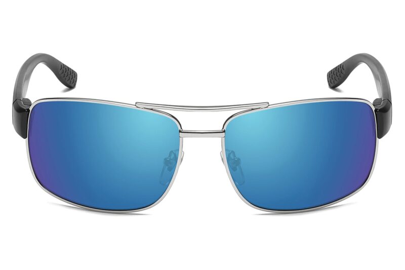 P486RV - Men's Metal Frame Sunglasses - Image 8