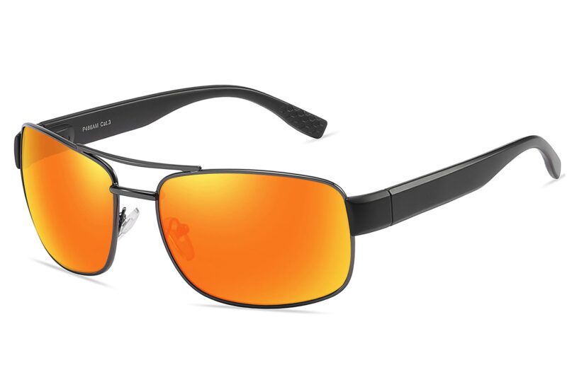P486RV - Men's Metal Frame Sunglasses - Image 9