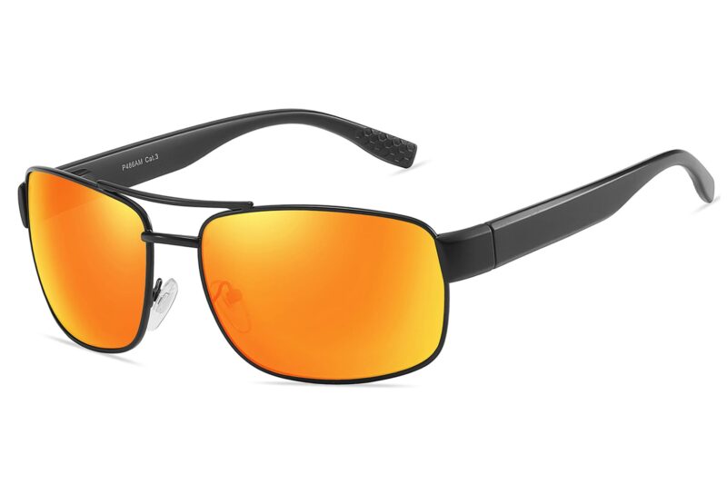 P486RV - Men's Metal Frame Sunglasses - Image 11