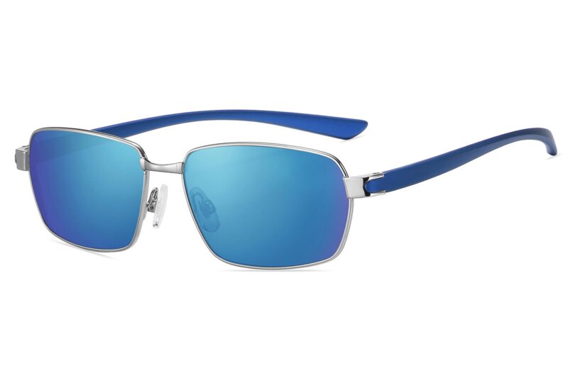 P489RV - Men's Trendy Metal Sunglasses - Image 3