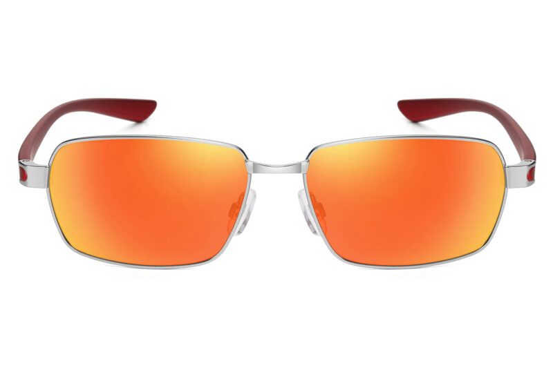 P489RV - Men's Trendy Metal Sunglasses - Image 6