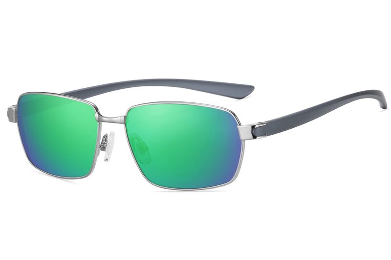 P489RV - Men's Trendy Metal Sunglasses - Image 7