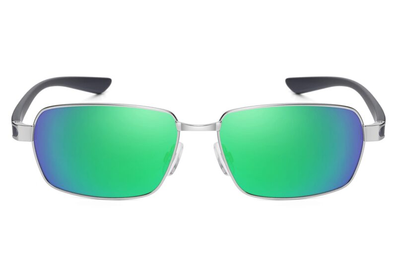 P489RV - Men's Trendy Metal Sunglasses - Image 8