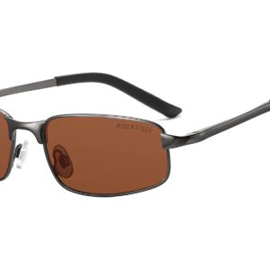 P491P - Men's Metal Polarized Sunglasses - Image 3