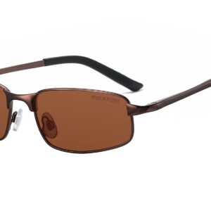 P491P - Men's Metal Polarized Sunglasses - Image 7