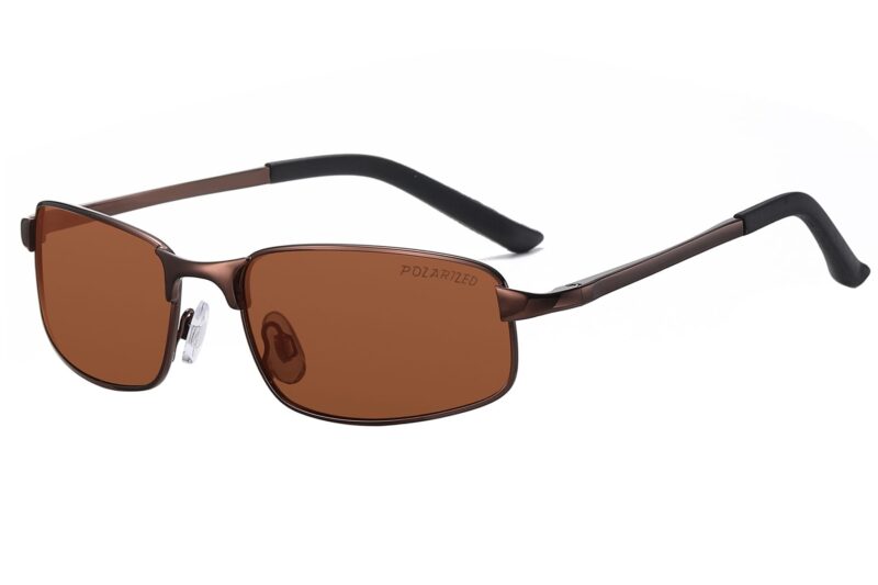 P491P - Men's Metal Polarized Sunglasses - Image 7