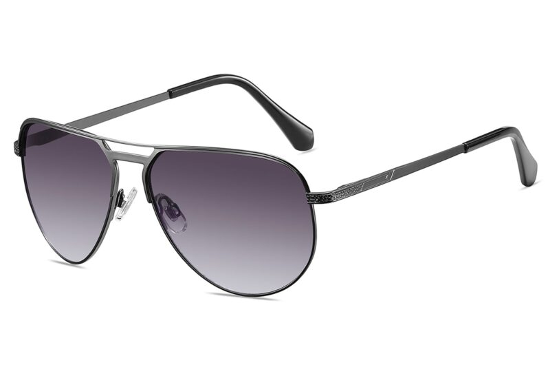 P492RV - Aviator Sunglasses w/ Color Mirrored Lens - Image 9