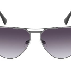 P492RV - Aviator Sunglasses w/ Color Mirrored Lens - Image 10