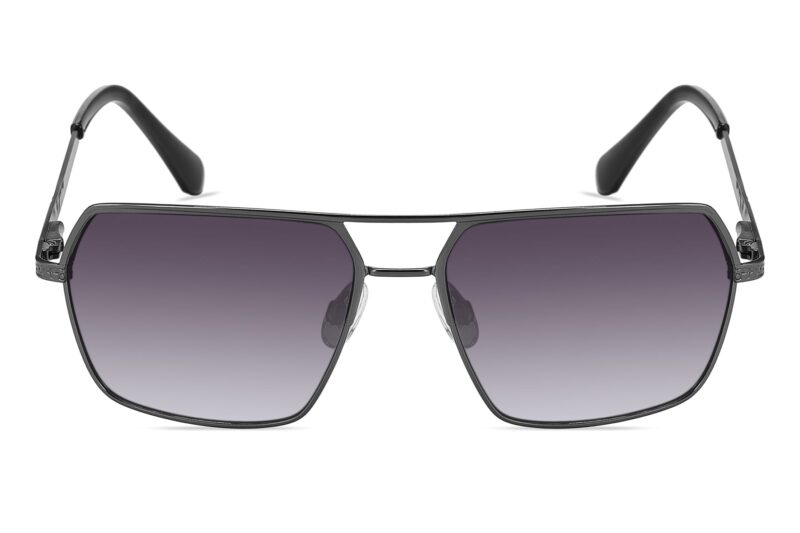 P493RV - Rectangular Color Mirrored Sunglasses - Image 10