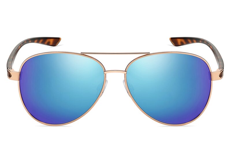 P495RV - Aviator Sunglasses w/ Color Mirrored Lens - Image 2