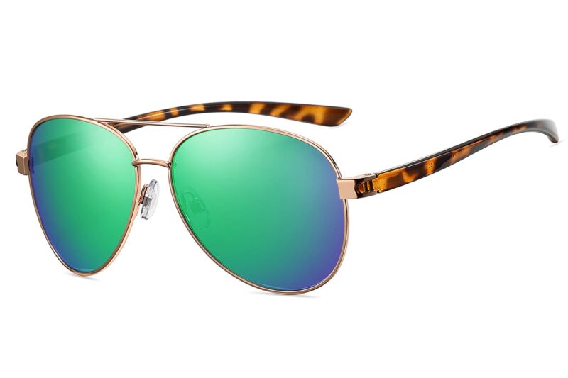 P495RV - Aviator Sunglasses w/ Color Mirrored Lens - Image 7