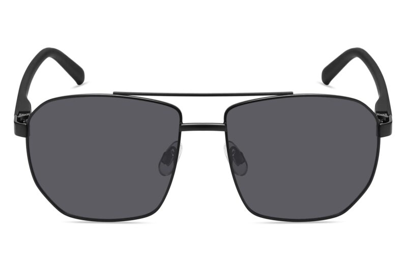 P496SD - Rectangular Aviator Sunglasses - Image 4