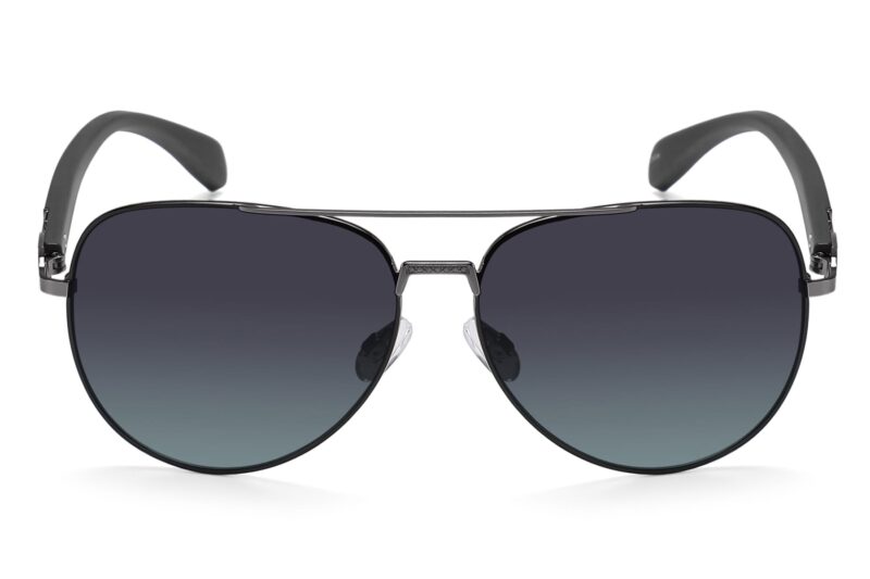 P499GR - Aviator Wood Print Sunglasses - Image 8