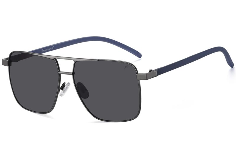 P500P - Square Aviator Polarized Sunglasses