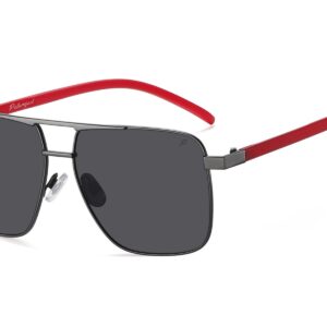 P500P - Square Aviator Polarized Sunglasses - Image 3