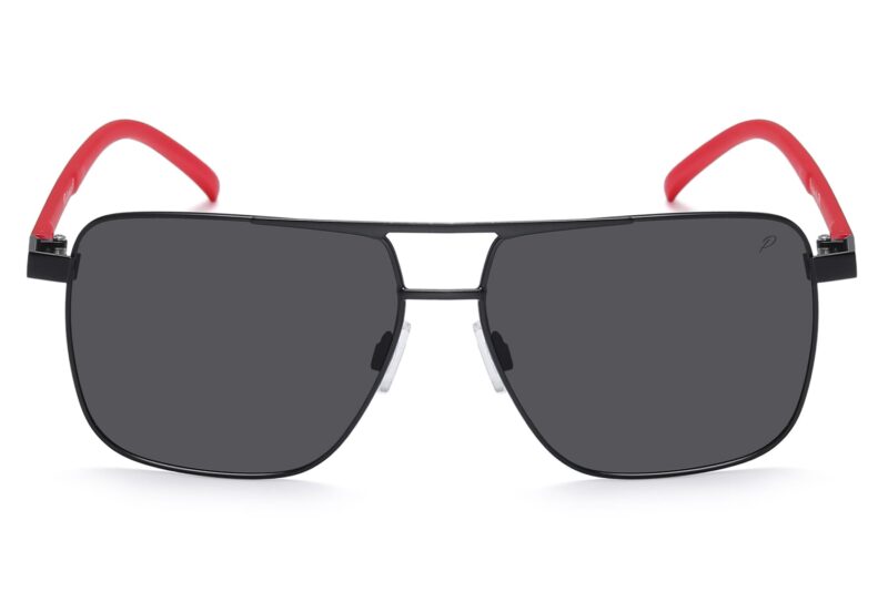 P500P - Square Aviator Polarized Sunglasses - Image 4