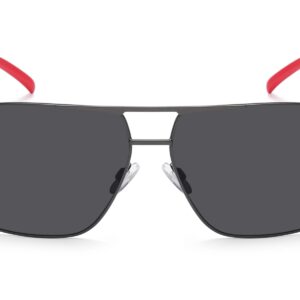 P500P - Square Aviator Polarized Sunglasses - Image 8
