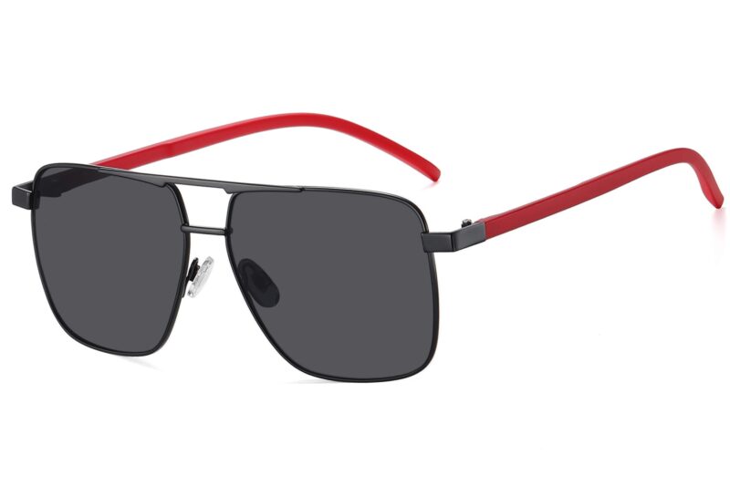 P500P - Square Aviator Sunglasses - Image 7