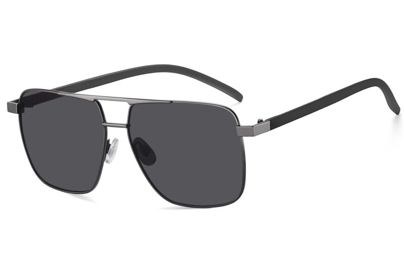 P500P - Square Aviator Sunglasses - Image 11