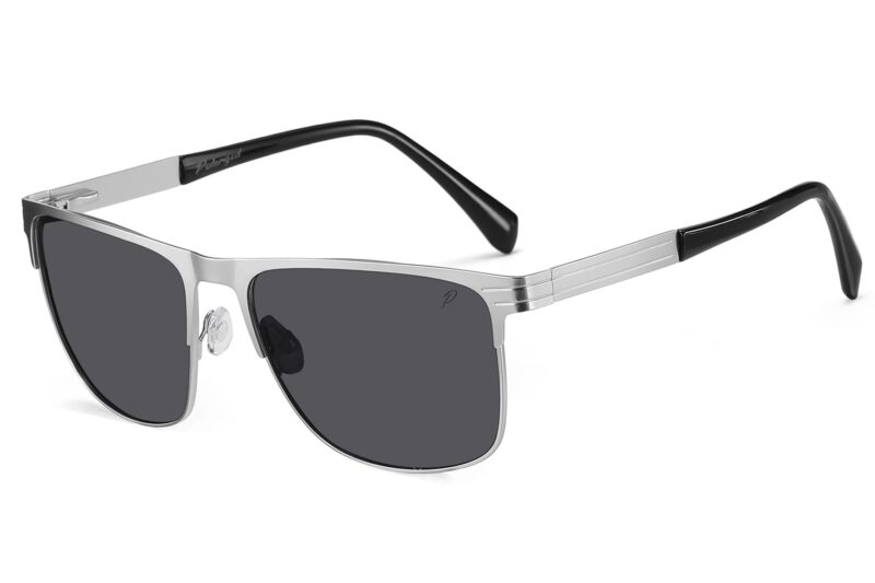 P504P - Men's Metal Frame Polarized Sunglasses - Image 3