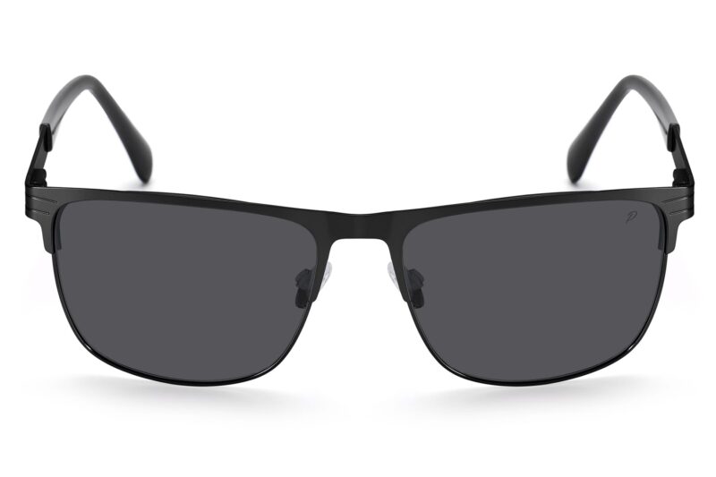 P504P - Men's Metal Frame Polarized Sunglasses - Image 8