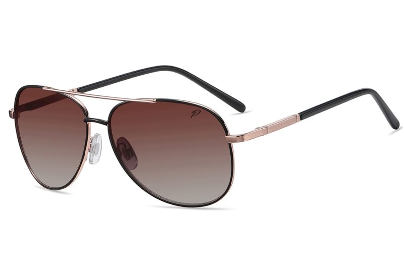 S467PGR - Small Fit Aviator Polarized Sunglasses
