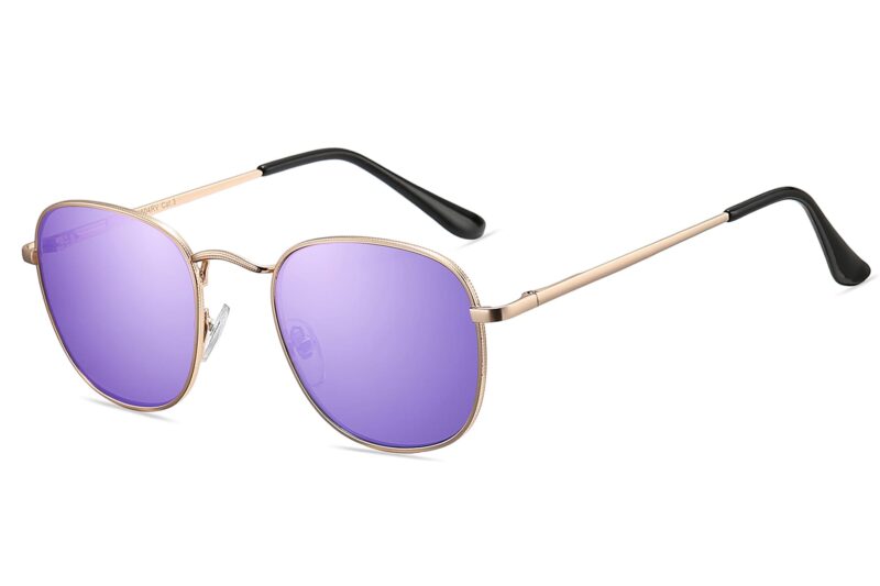 S504RV - Classic Hexagon Sunglasses - Image 5