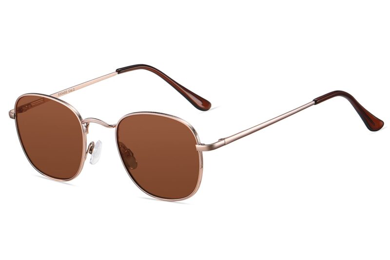 S504SD - Classic Hexagon Sunglasses - Image 5