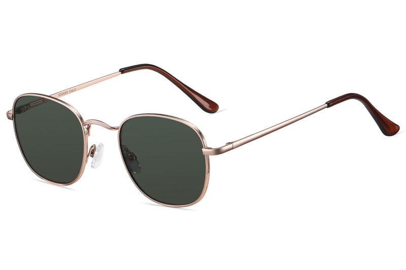 S504SD - Classic Hexagon Sunglasses - Image 7
