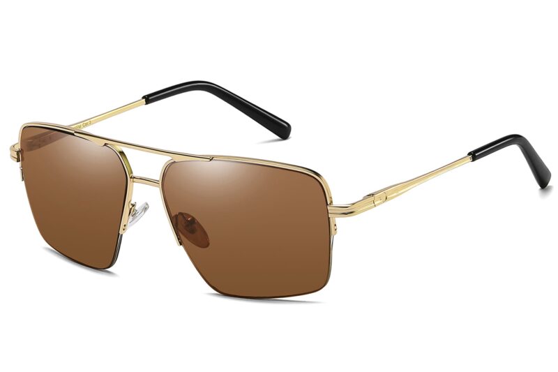 S565FM - Squared Aviator Sunglasses