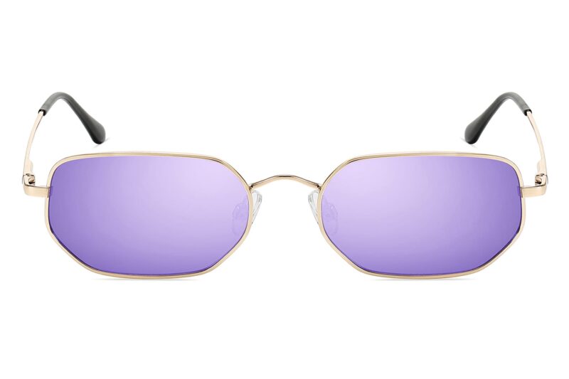 S582RV - Classic Hexagon Sunglasses - Image 2