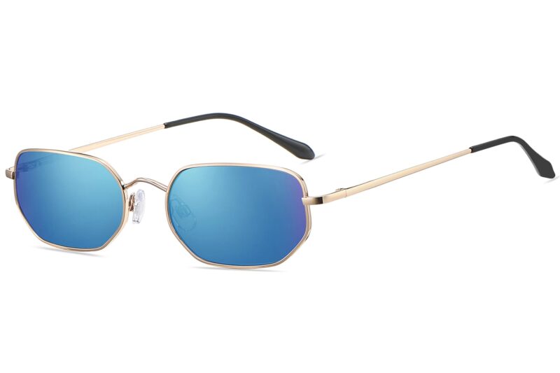 S582RV - Classic Hexagon Sunglasses - Image 3