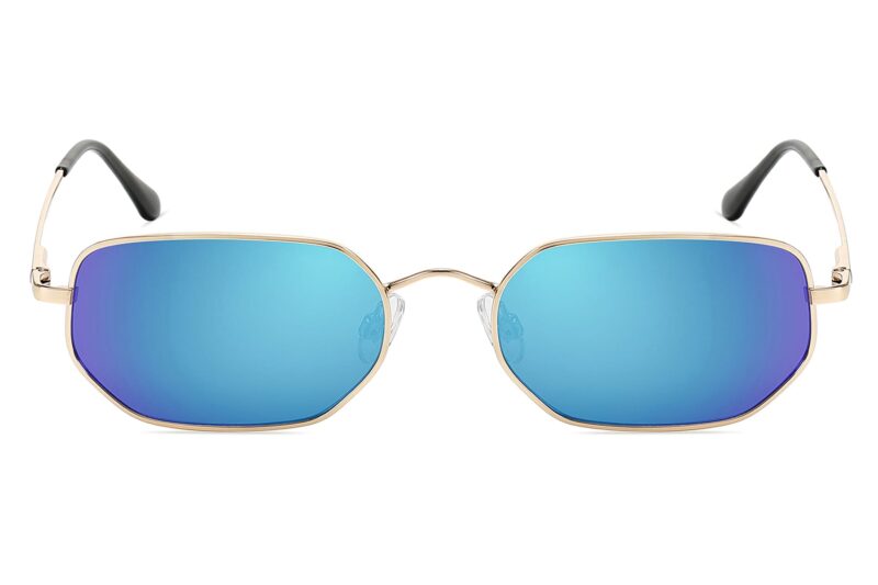 S582RV - Classic Hexagon Sunglasses - Image 4