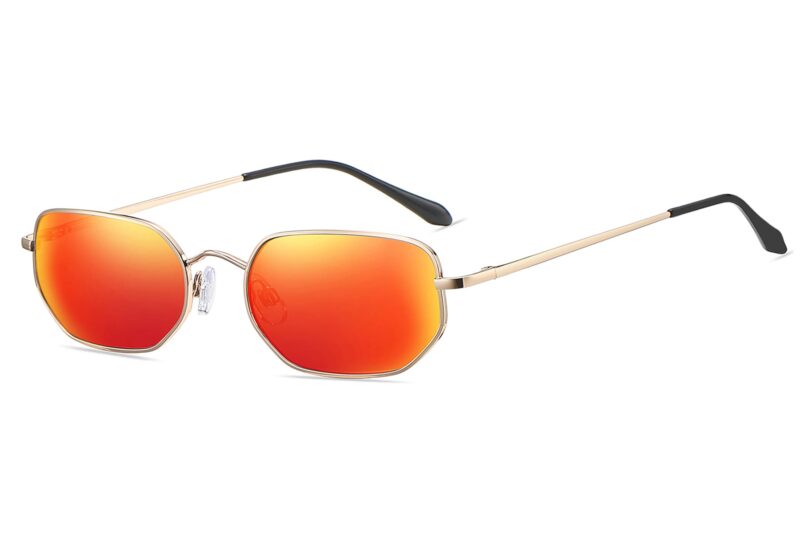 S582RV - Classic Hexagon Sunglasses - Image 5