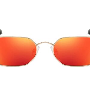 S582RV - Classic Hexagon Sunglasses - Image 6