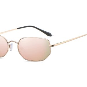 S582RV - Classic Hexagon Sunglasses - Image 9