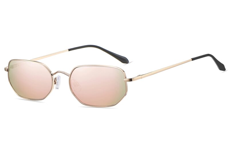 S582RV - Classic Hexagon Sunglasses - Image 9