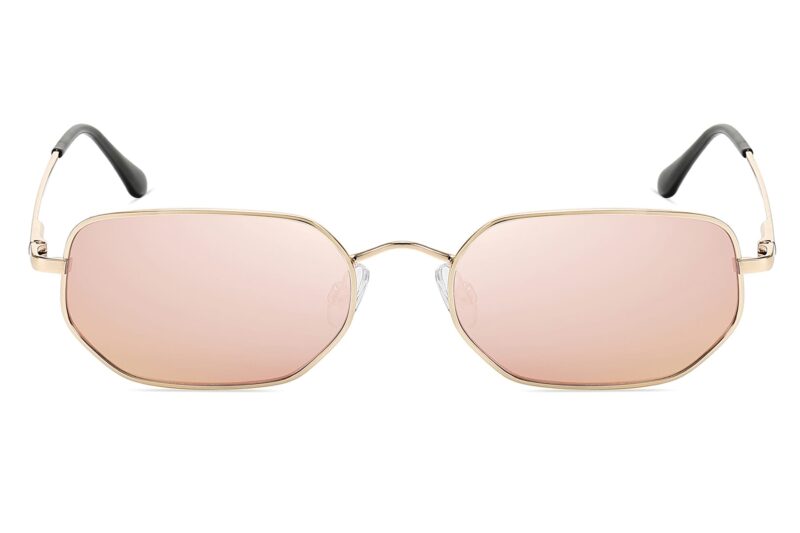 S582RV - Classic Hexagon Sunglasses - Image 10