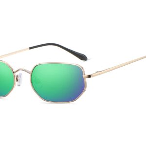 S582RV - Classic Hexagon Sunglasses - Image 11