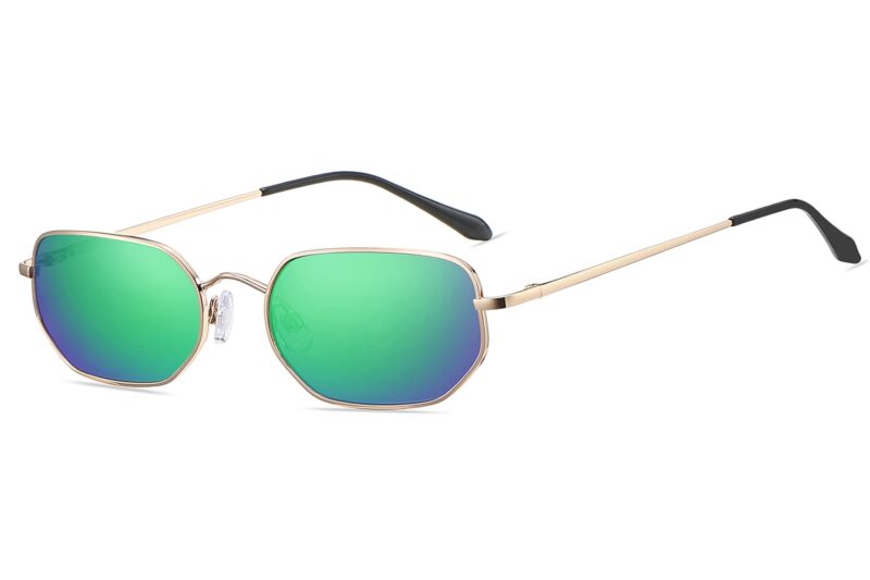 S582RV - Classic Hexagon Sunglasses - Image 11