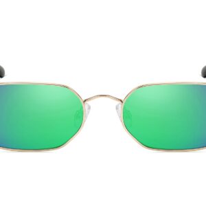 S582RV - Classic Hexagon Sunglasses - Image 12