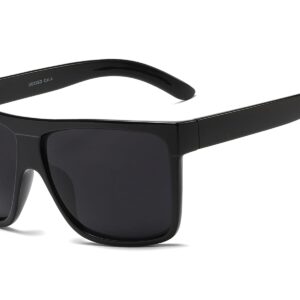 U033SD - Flat Top Smoke Sunglasses