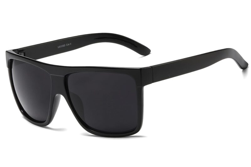 U033SD - Flat Top Smoke Sunglasses